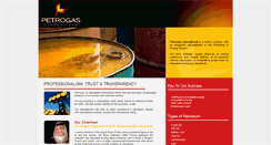 Desktop Screenshot of petrogasintl.com